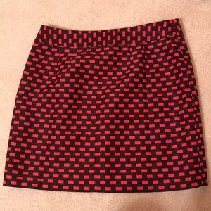 Ann Taylor Loft red skirt Size 8